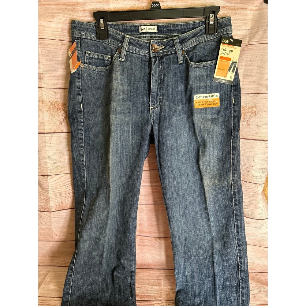 Lee ladies adjustable length jeans